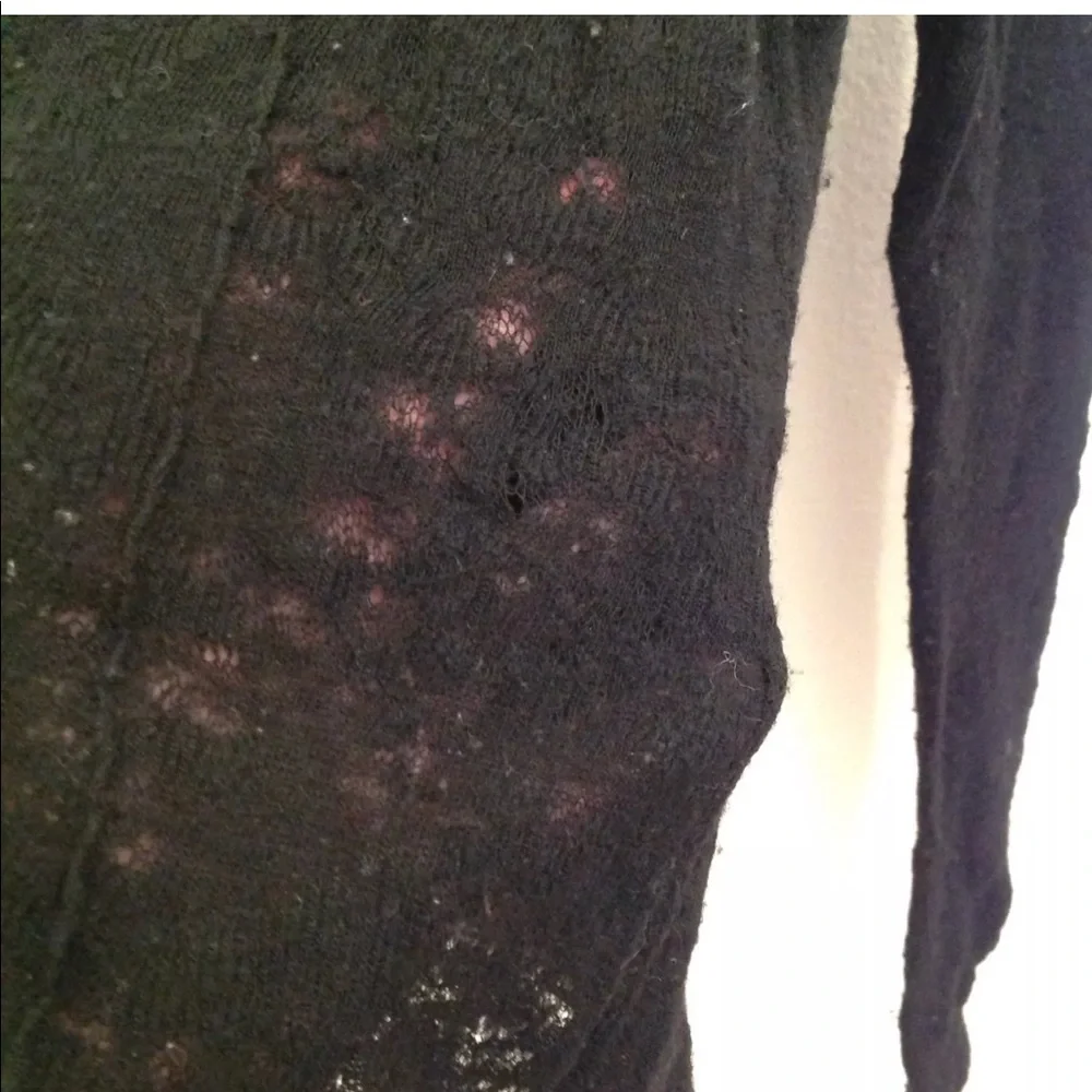 Chado Ralph Rucci Sweater Distressed Pullover S - Picture 6 of 8